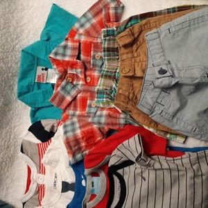 Boys Clothes Bundle  0-3 Months 17 Pieces
